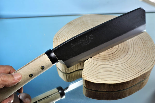 Hinoura / Ajikataya HA-1 Japanese Traditional Hatchet  | White Steel No.2 - japaneseknifedirect.mom