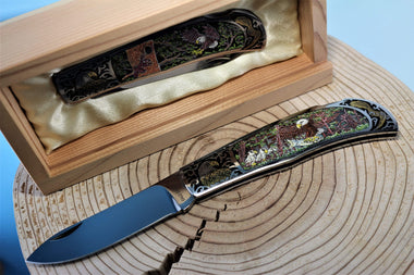 Katsuhiko Miura KM-1 Art Knife "Bald Eagle" - japaneseknifedirect.mom