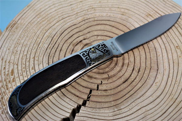 Katsuhiko Miura KM-1 Art Knife "Bald Eagle" - japaneseknifedirect.mom