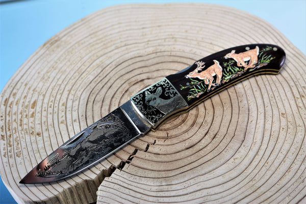 Katsuhiko Miura KM-3 Art Knife "Deer"