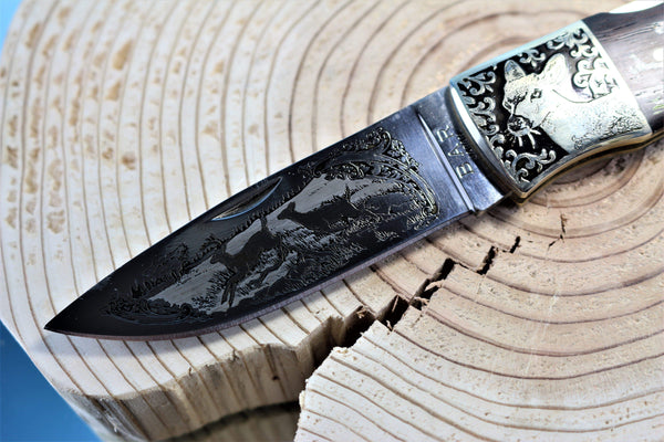 Katsuhiko Miura KM-3 Art Knife "Deer"