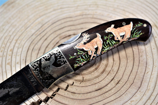 Katsuhiko Miura KM-3 Art Knife "Deer"
