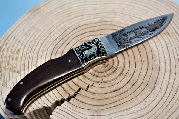 Katsuhiko Miura KM-3 Art Knife "Deer"