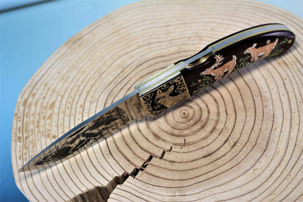 Katsuhiko Miura KM-3 Art Knife "Deer"