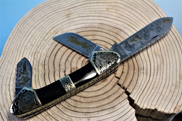 Katsuhiko Miura KM-4 Art Knife "Safari"