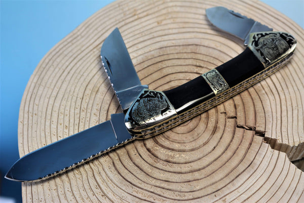 Katsuhiko Miura KM-4 Art Knife "Safari"