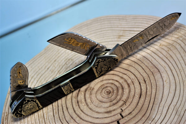 Katsuhiko Miura KM-4 Art Knife "Safari"