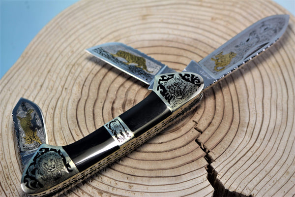 Katsuhiko Miura KM-4 Art Knife "Safari"