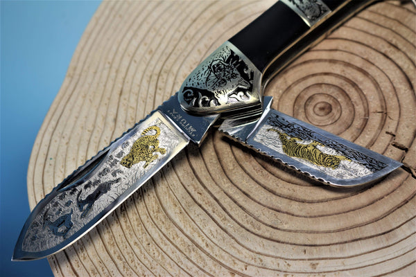 Katsuhiko Miura KM-4 Art Knife "Safari"
