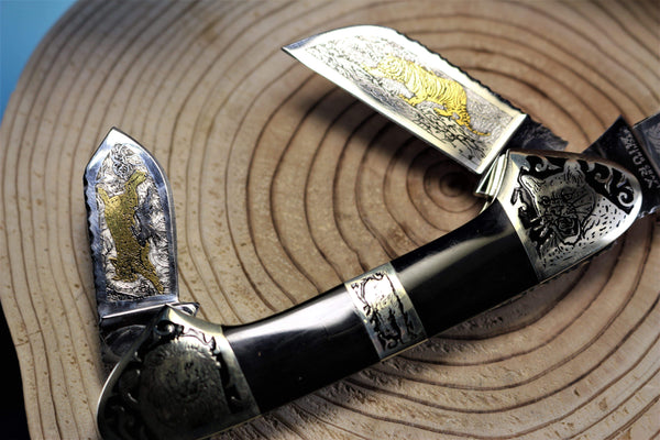 Katsuhiko Miura KM-4 Art Knife "Safari"