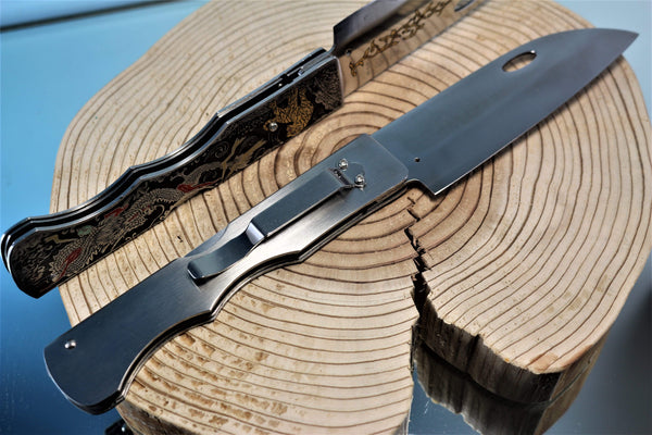 Katsuhiko Miura KM-8 Art Knife "Folding Santoku"