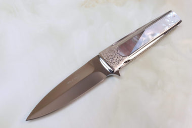 Koji Hara KH-255D "Scotch" | White MOP & Black MOP - japaneseknifedirect.mom