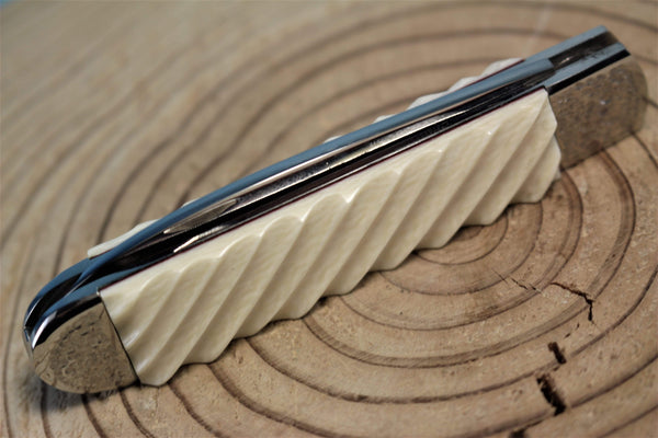 Koji Hara KH-355 Traditional Slip-Joint Folder | Ivory Handle - japaneseknifedirect.mom