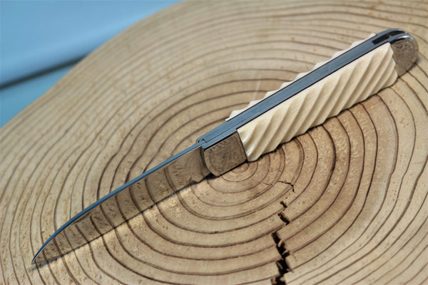 Koji Hara KH-355 Traditional Slip-Joint Folder | Ivory Handle - japaneseknifedirect.mom