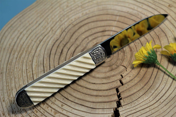 Koji Hara KH-355 Traditional Slip-Joint Folder | Ivory Handle - japaneseknifedirect.mom