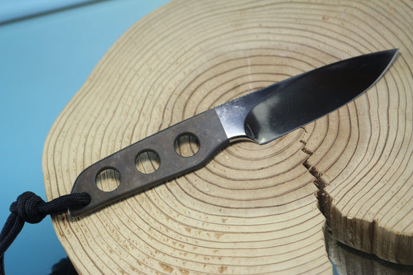 Makkari JM-140 Pocket Skinner, 3-1/4" Mirror polished 440C Blade