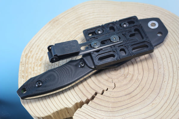 Makkari JM-150 Semi-Skinner, 3" Mirror polished AUS-8 Blade