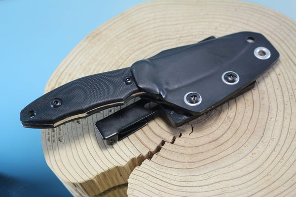 Makkari JM-150 Semi-Skinner, 3" Mirror polished AUS-8 Blade