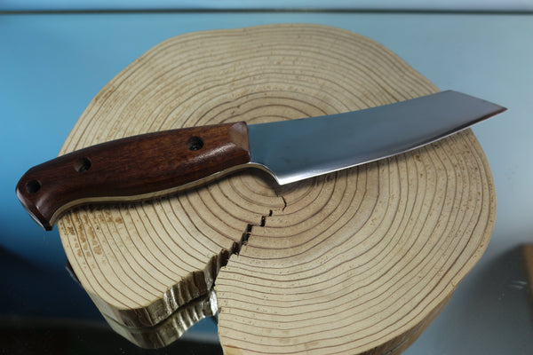 Makkari JM-160 "Toka 灯火" Bush Craft Knife, 5-1/2" Mirror polished 440C Blade