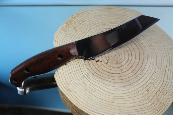 Makkari JM-160 "Toka 灯火" Bush Craft Knife, 5-1/2" Mirror polished 440C Blade