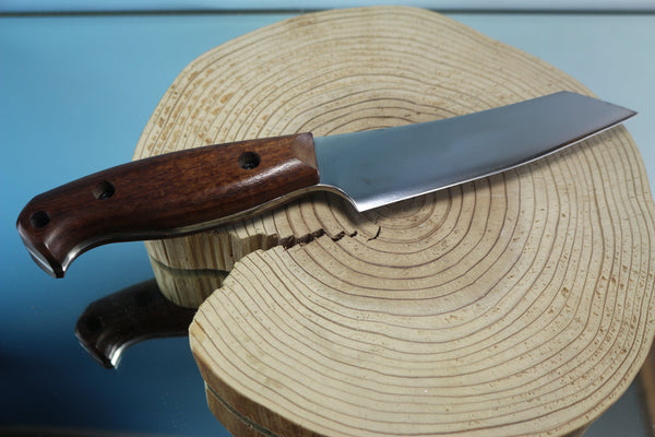 Makkari JM-160 "Toka 灯火" Bush Craft Knife, 5-1/2" Mirror polished 440C Blade