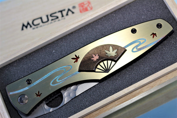 Mcusta Custom Limited Edition Platinum Label Series MCPV-003/4/5/6 "Four Seasons" - japaneseknifedirect.mom