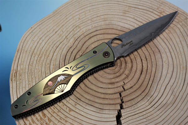 Mcusta Custom Limited Edition Platinum Label Series MCPV-003/4/5/6 "Four Seasons" - japaneseknifedirect.mom