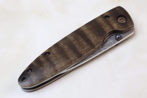 Mcusta Custom Limited Edition Series LMC-3250BL "URUSHI ART Custom Series Black Urushi" - japaneseknifedirect.mom