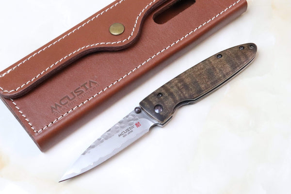 Mcusta Custom Limited Edition Series LMC-3250BL "URUSHI ART Custom Series Black Urushi" - japaneseknifedirect.mom
