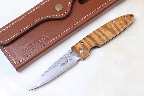Mcusta Custom Limited Edition Series LMC-3250BR "URUSHI ART Custom Series Brown Urushi" - japaneseknifedirect.mom