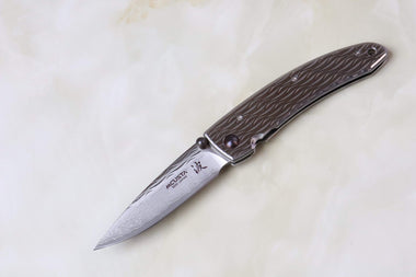 Mcusta FORGE Series MC-111D NAMI (Wave/SMALL) VG-10 Damascus - japaneseknifedirect.mom
