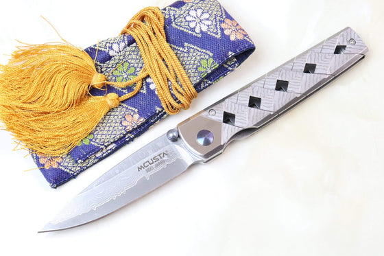 Mcusta SHINRA Classic Damascus Series MC-37D KATANA VG-10 Damascus - japaneseknifedirect.mom