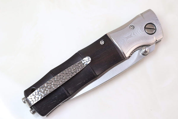Mcusta SHINRA 森羅 Premium Series MC-146 Bamboo (African Ebonywood Handle) - japaneseknifedirect.mom