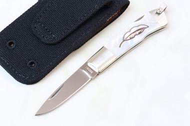 MOKI MK-810EL "LEAF, Mother of Pearl" - japaneseknifedirect.mom
