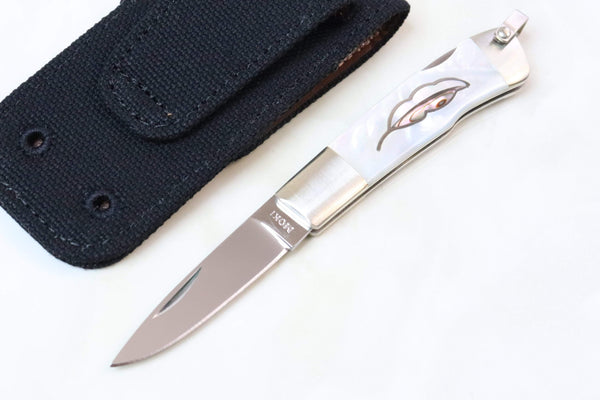 MOKI MK-810EL "LEAF, Mother of Pearl" - japaneseknifedirect.mom