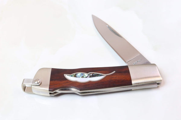 MOKI MK-810IL "LEAF, Ironwood" - japaneseknifedirect.mom