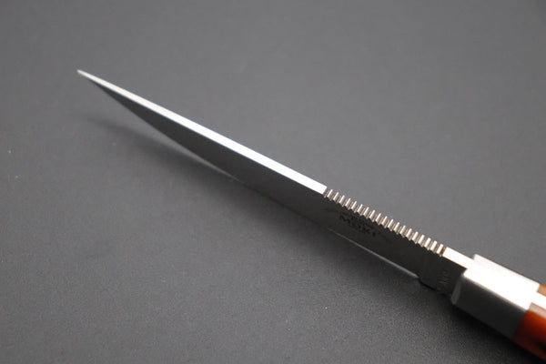 MOKI TS-535ANZ  "Trout & Bird Knife (Jigged Bone Handle)"