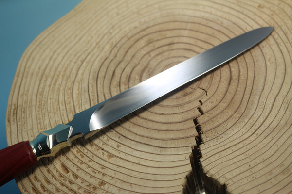 Ritsu Maruyama RM-30  "DESK DAGGER" RWL-34 Powder steel blade - japaneseknifedirect.mom