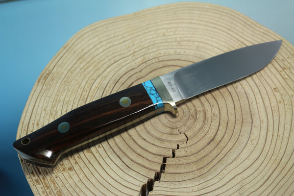 Seizo Imai by Inagaki SI-19 "LOVELESS Drop Hunter", RS-30 Blade, Ebonywood Handle
