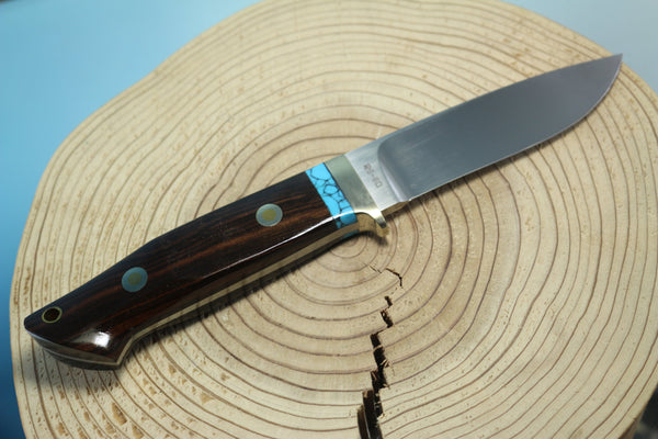 Seizo Imai by Inagaki SI-19 "LOVELESS Drop Hunter", RS-30 Blade, Ebonywood Handle