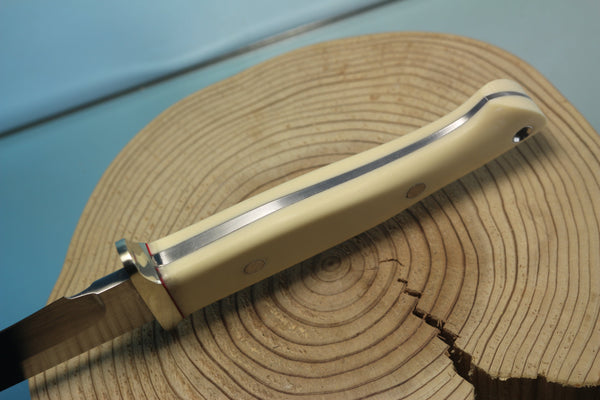Seizo Imai by Inagaki SI-20 "Big Fighter", AUS-8 Blade, Ivory Micarta Handles