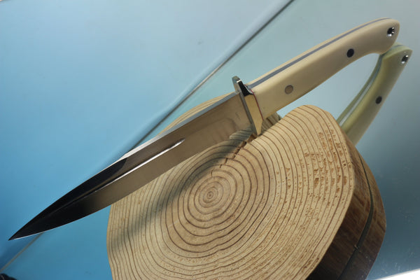 Seizo Imai by Inagaki SI-20 "Big Fighter", AUS-8 Blade, Ivory Micarta Handles