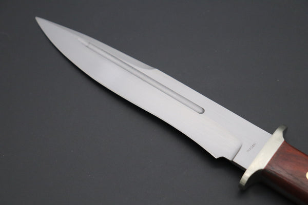 Seizo Imai by Inagaki SI-50 "Big Fighter", AUS-8 Blade, Brazilian Rosewood Handles - japaneseknifedirect.mom