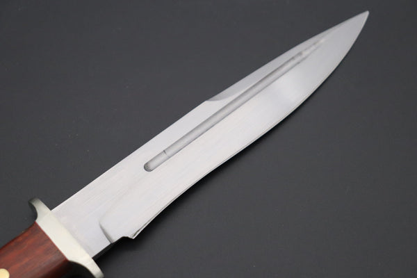 Seizo Imai by Inagaki SI-50 "Big Fighter", AUS-8 Blade, Brazilian Rosewood Handles - japaneseknifedirect.mom