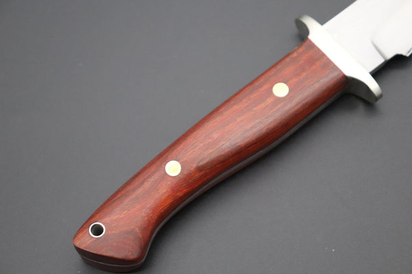 Seizo Imai by Inagaki SI-50 "Big Fighter", AUS-8 Blade, Brazilian Rosewood Handles - japaneseknifedirect.mom