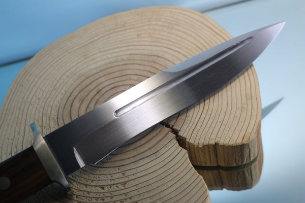 Seizo Imai by Inagaki SI-55 "Big Fighter", AUS-8 Blade, Stag & Wood Combo Handles