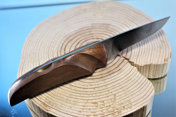 Seizo Imai SI-16 "GERBER Folding Hunter", Lockback Folder, HS Blade, Walnut Wood Handle"