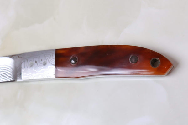 Seizo Imai SI-730 "LOVELESS CITY KNIFE, Imitation Tortoiseshell handle " - japaneseknifedirect.mom