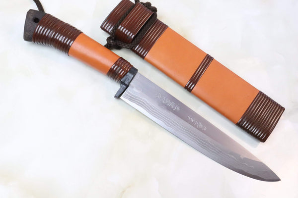 Takeshi Saji TS-100 HIBIKI | White Steel No.2 Damascus - japaneseknifedirect.mom