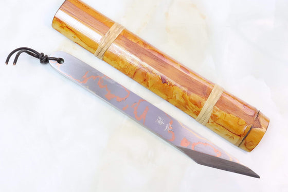 Takeshi Saji TS-105 HOTOU (宝刀 Kiridashi, Small Size - japaneseknifedirect.mom